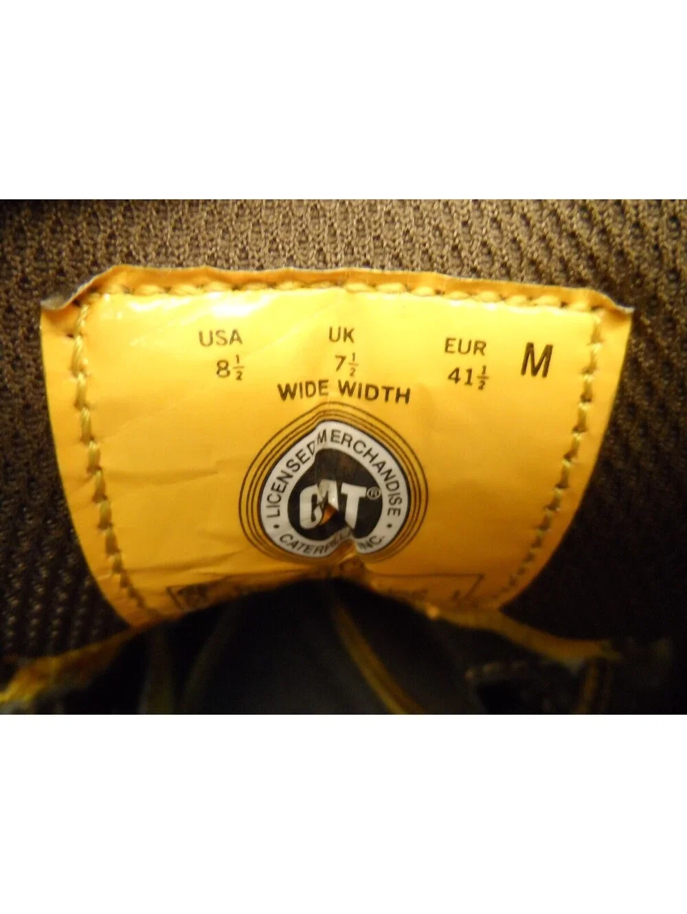 CATERPILLAR Men's Outline Steel Toe Steel Plate Leather Boot P720996 Brown 8.5W